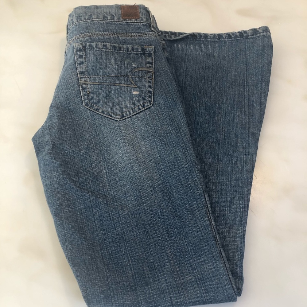 American Eagle Outfitters Real Flare Jeans 0 Short